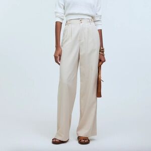 2 pairs Madewell Harlow wide leg pants- size 0 regular